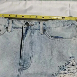 F21 jean ripped shorts